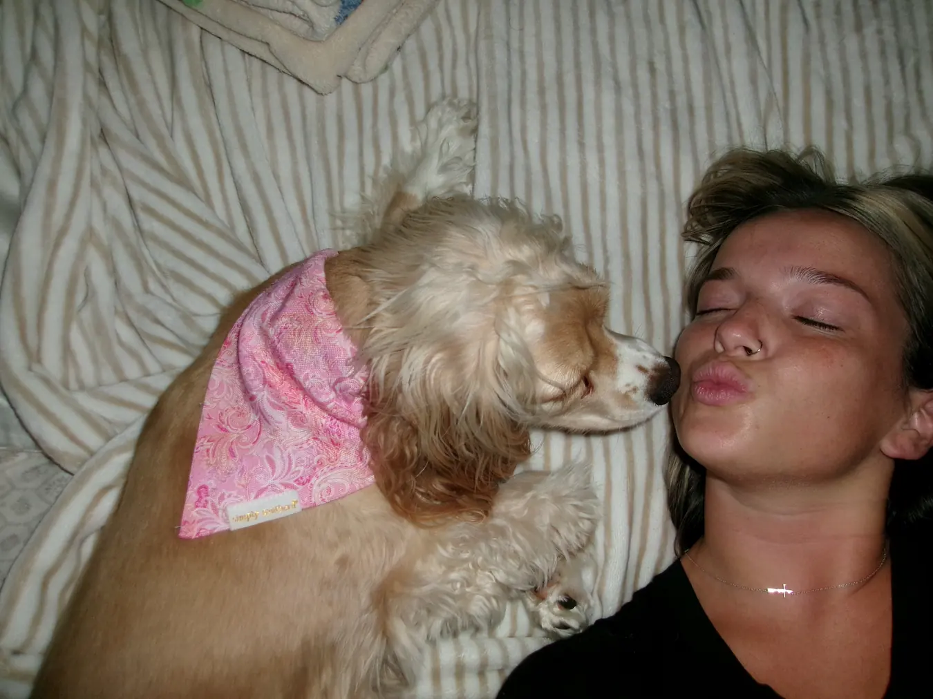 Sadie, wake-up kiss