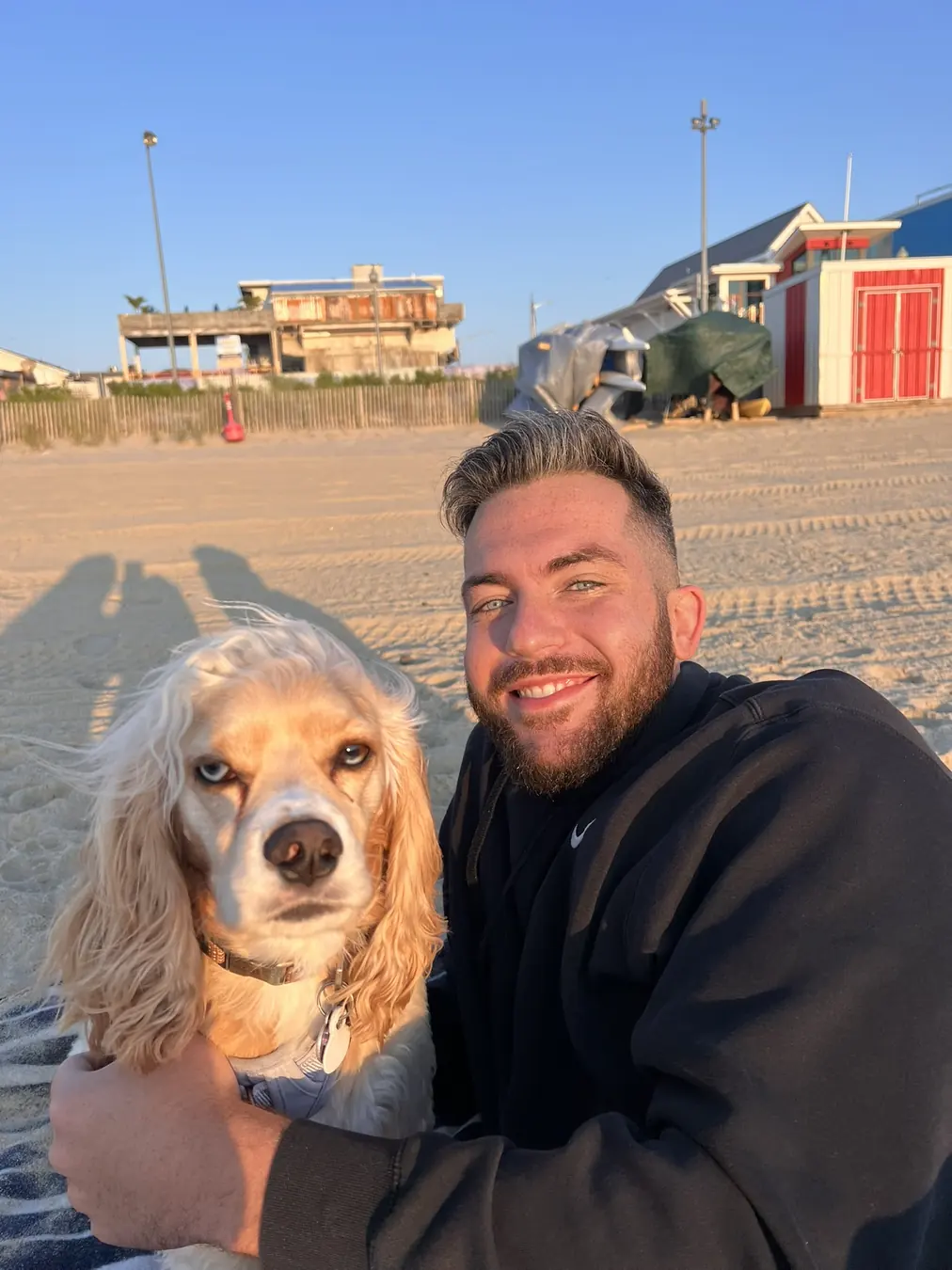 Sadie, beach buddies